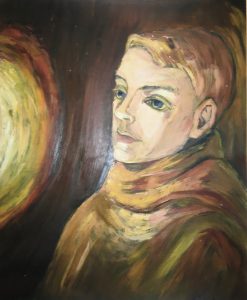 Eler, 1963, Öl auf Hartfaser, 59,5 x 49,5 cm.