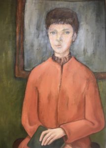 Silke, 1968, Öl auf Hartfaserplatte, 79,8 x 59,5 cm.