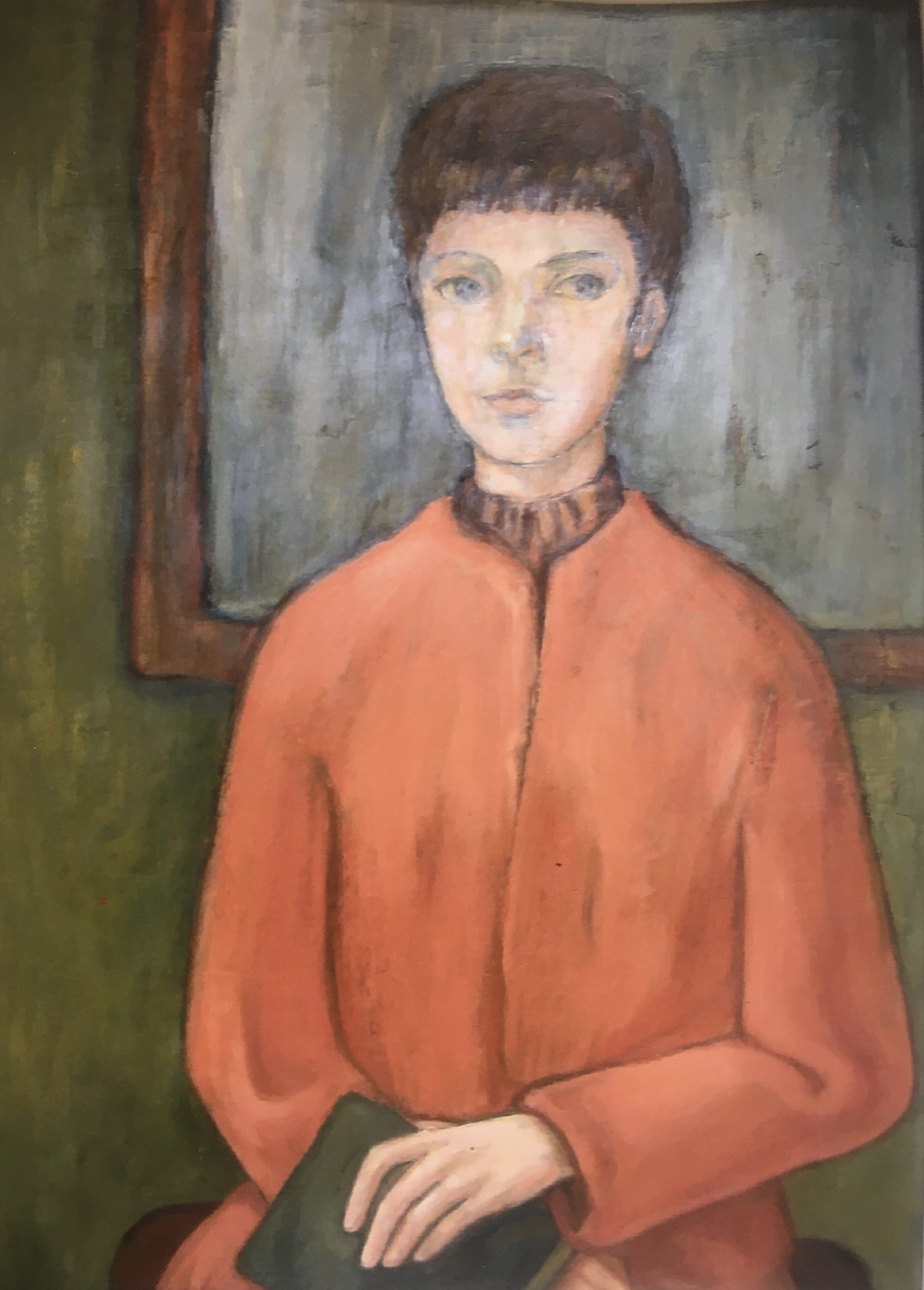 Silke, 1968, Öl auf Hartfaserplatte, 79,8 x 59,5 cm.