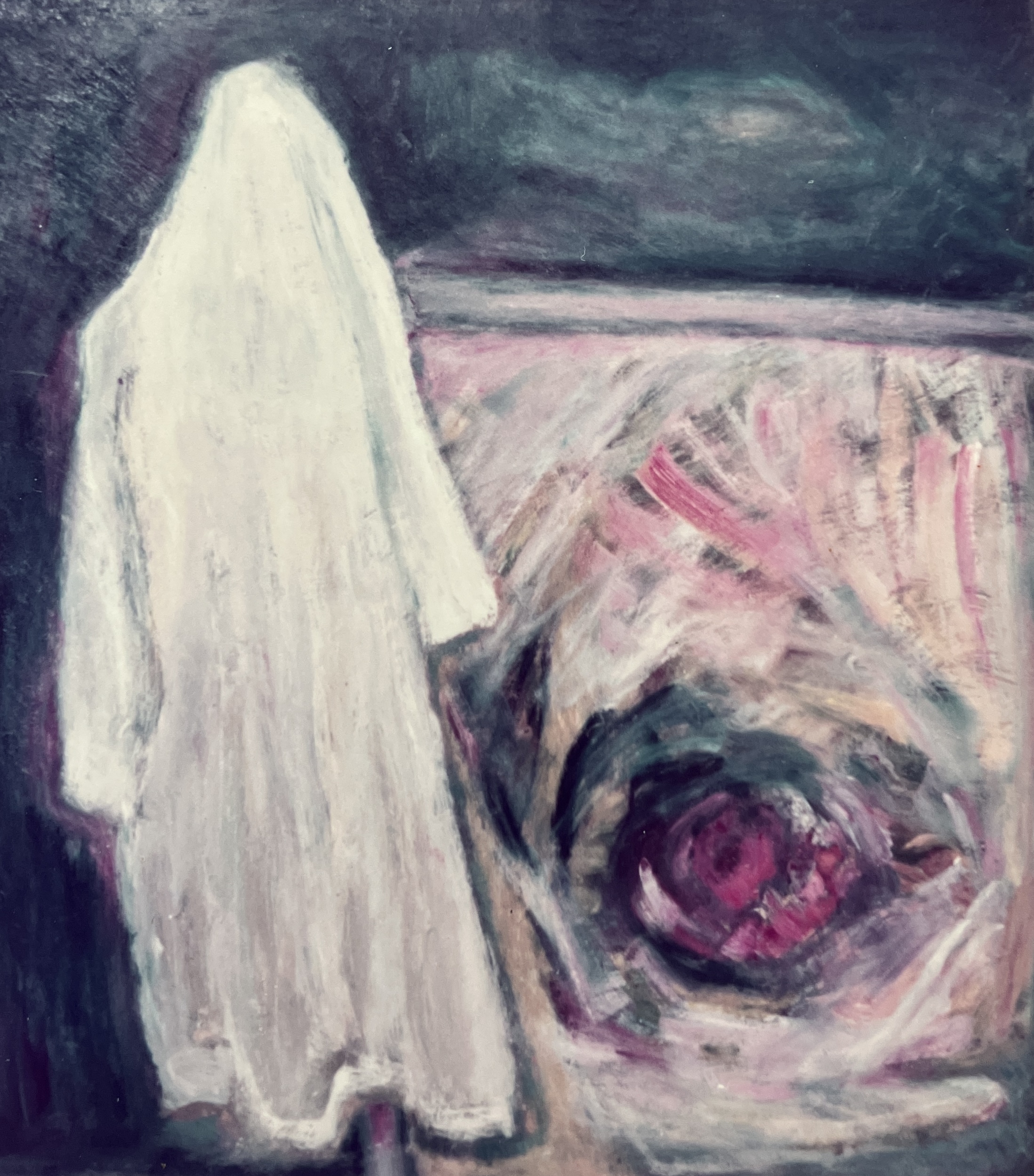 o. T. , 1983, Öl auf Hartfaserplatte.