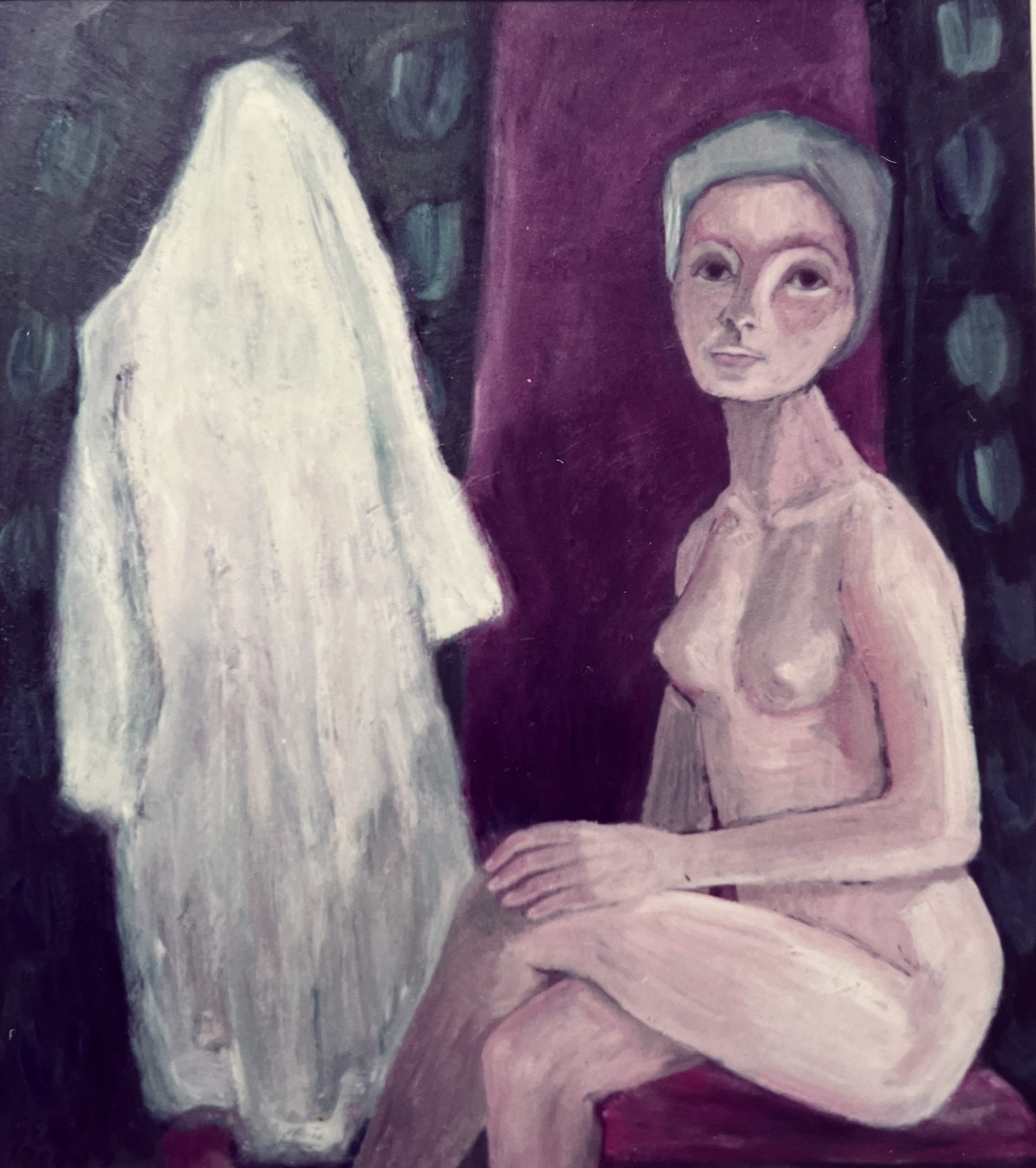 o. T., 1983, Öl auf Hartfaserplatte.