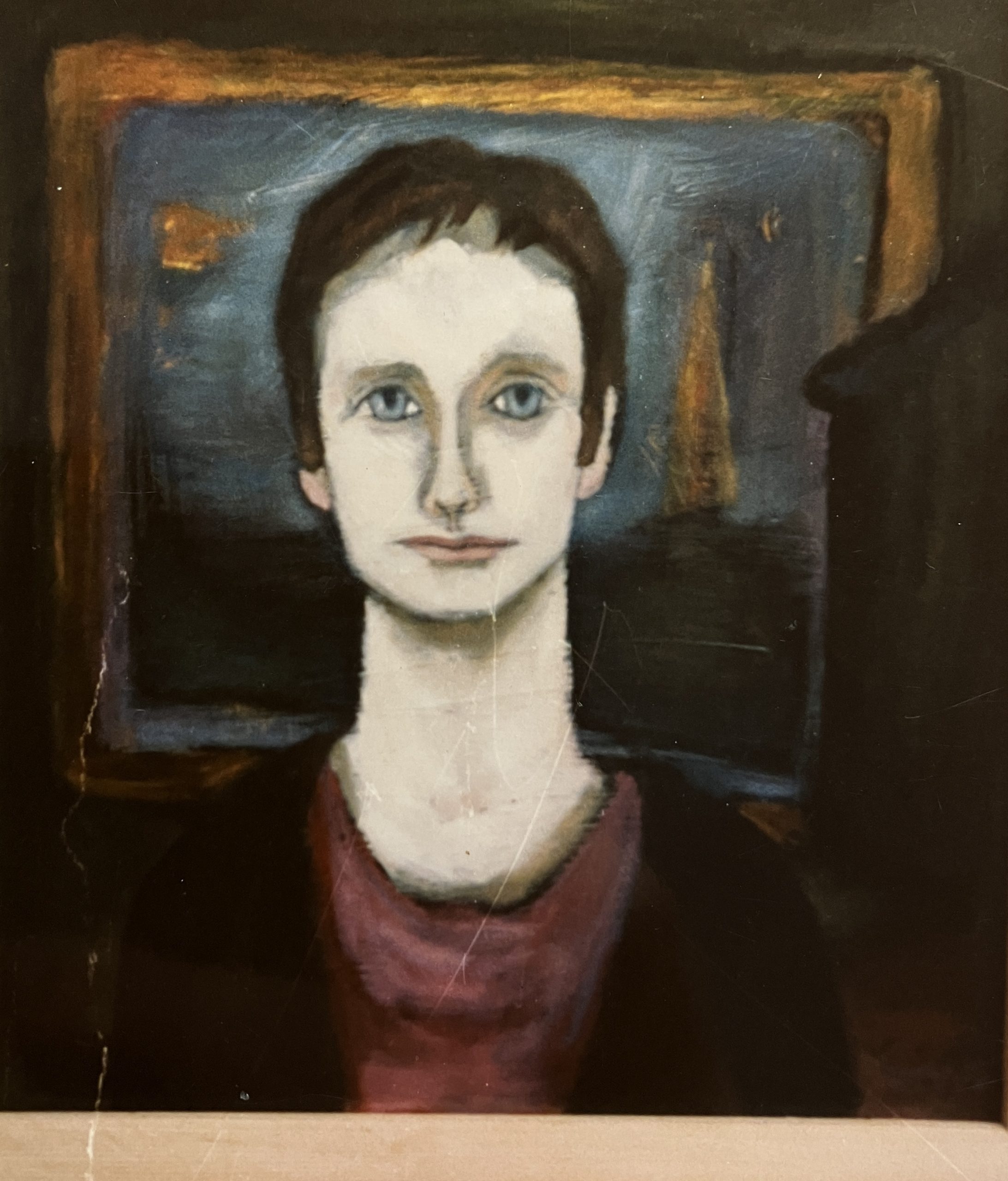 Ursula I, 1986, Öl auf Hartfaserplatte, 61 x 52 cm.