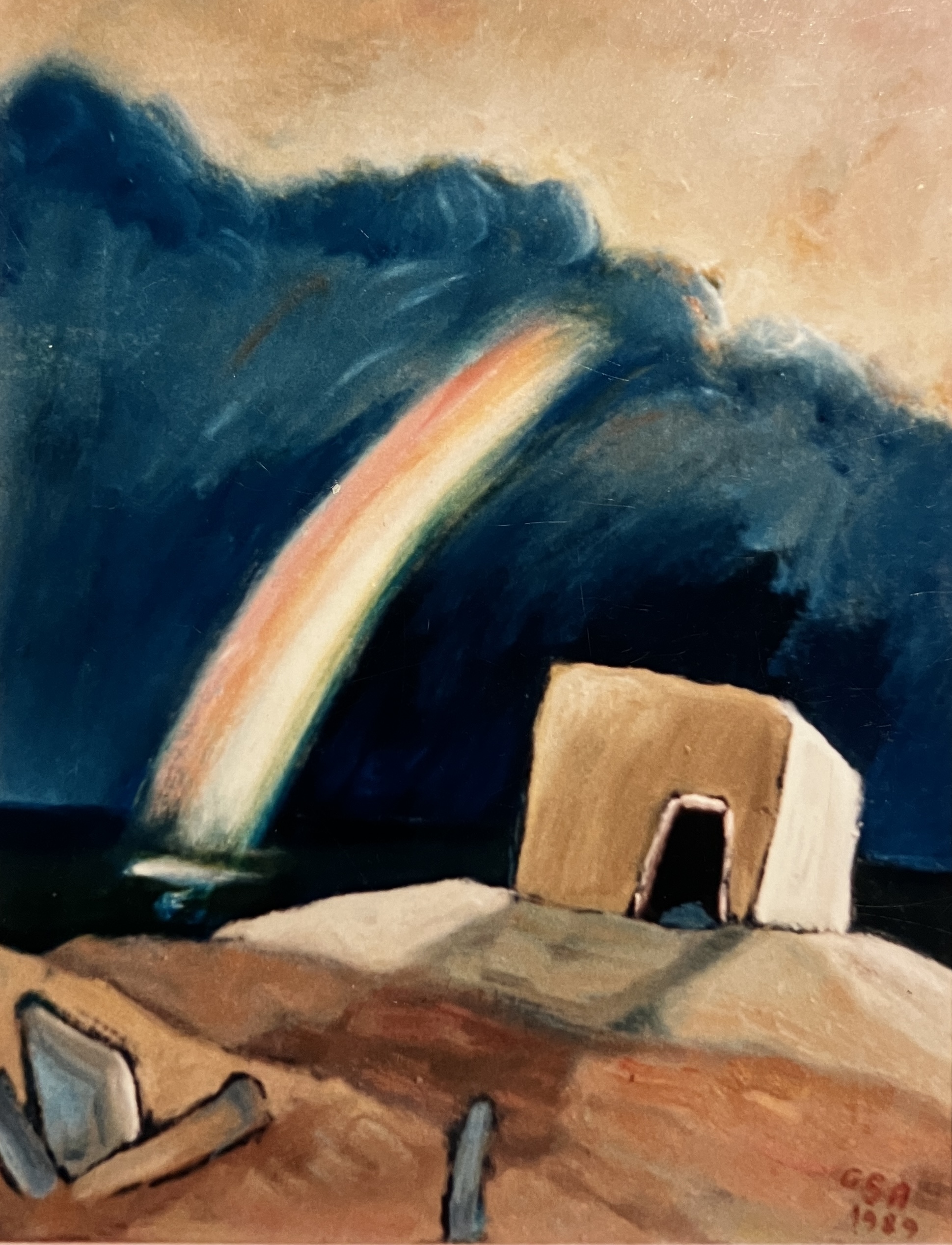 Strandfülle, 1989, Öl auf Hartfaserplatte.