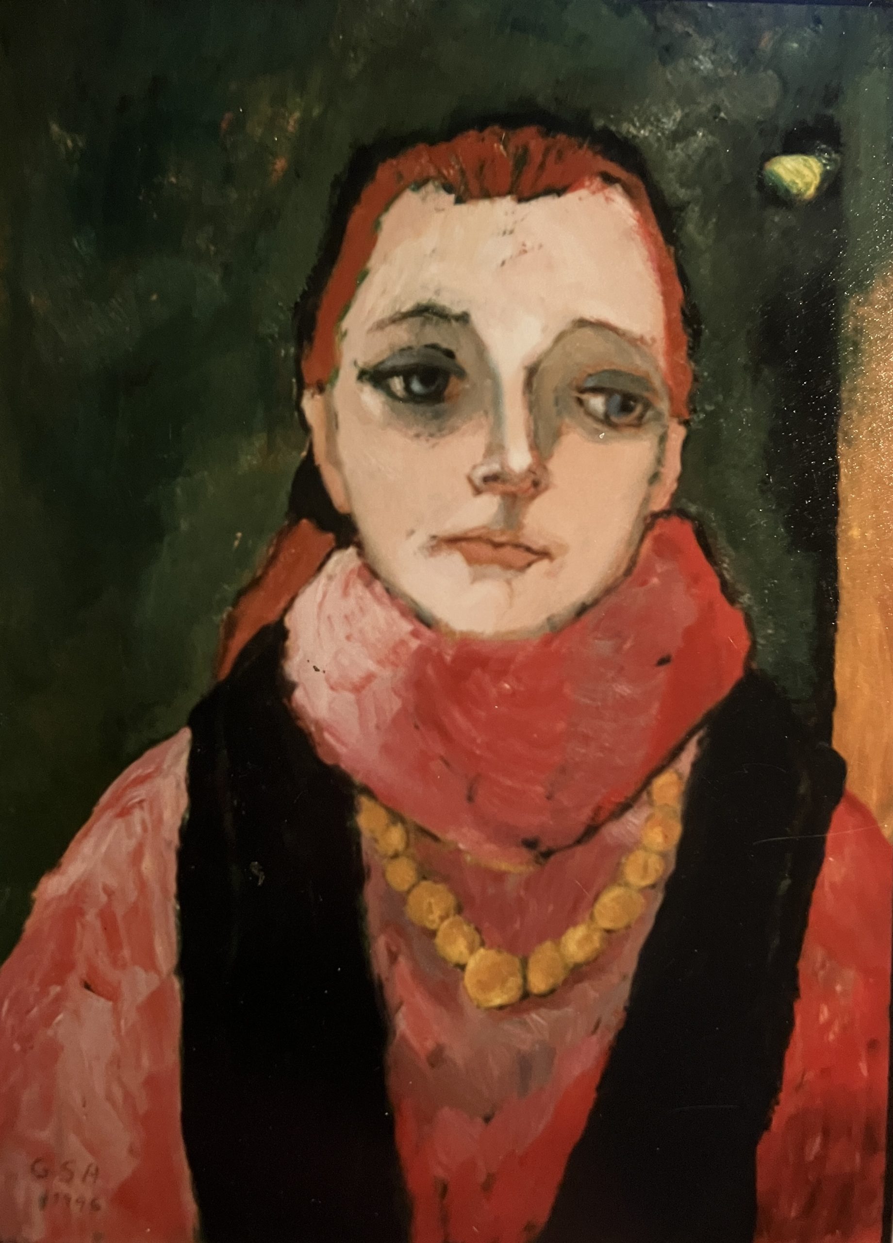 Bildnis L. K. (Barbara Lipps-Kant), 1996, 74,8 x 52 cm.